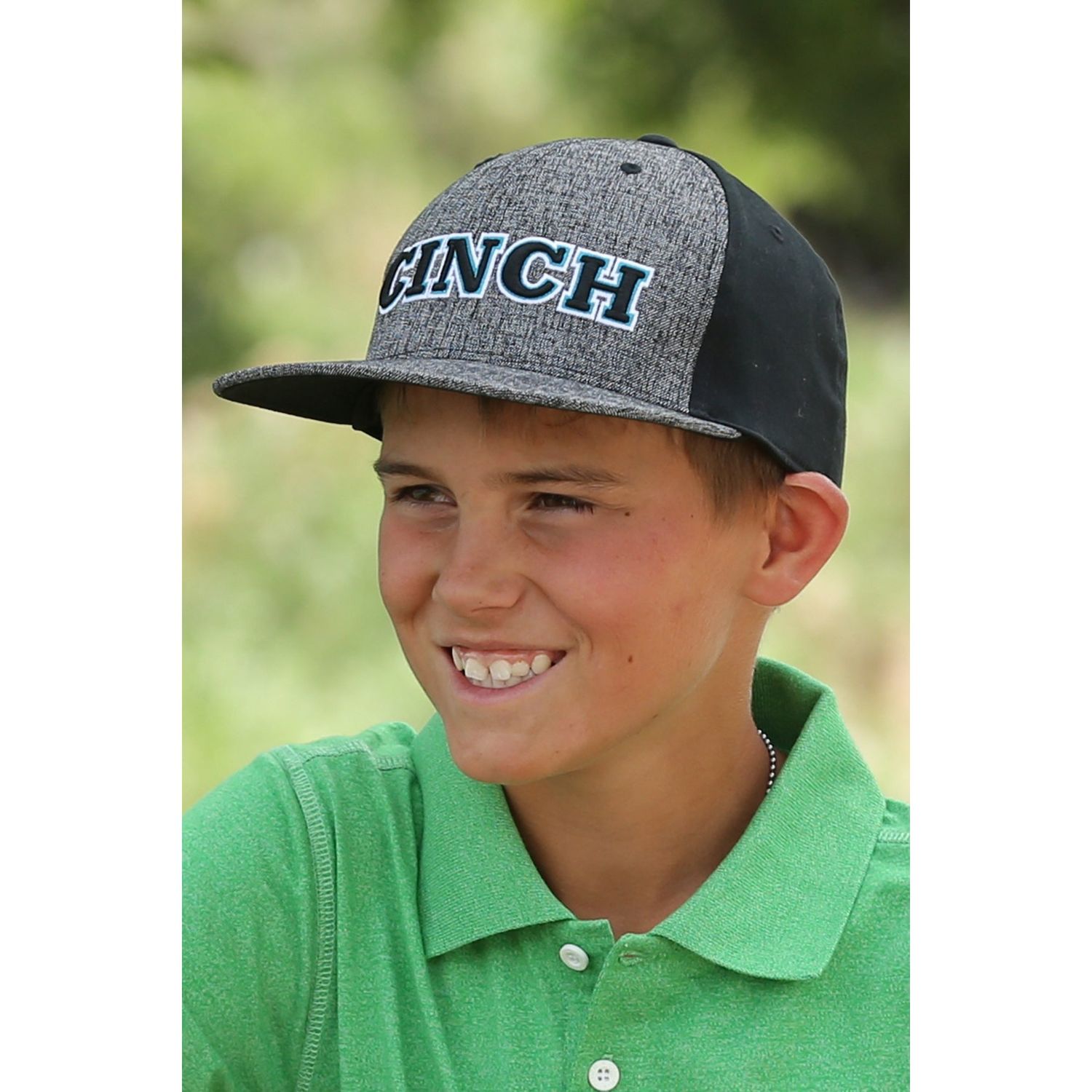 Cinch Boy's Cap - Heather Charcoal