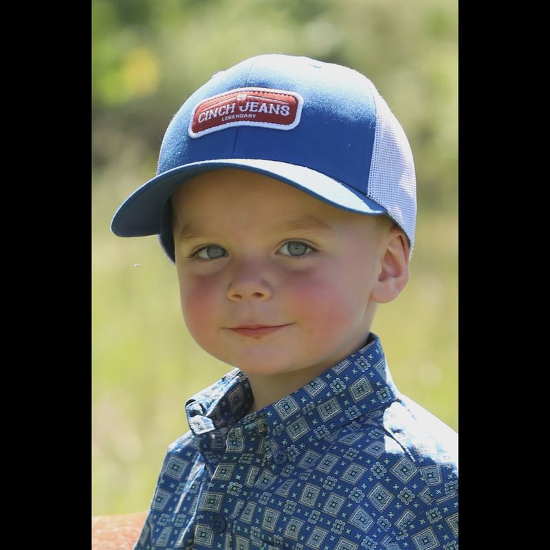Cinch Boy's Trucker Cap - Royal Blue