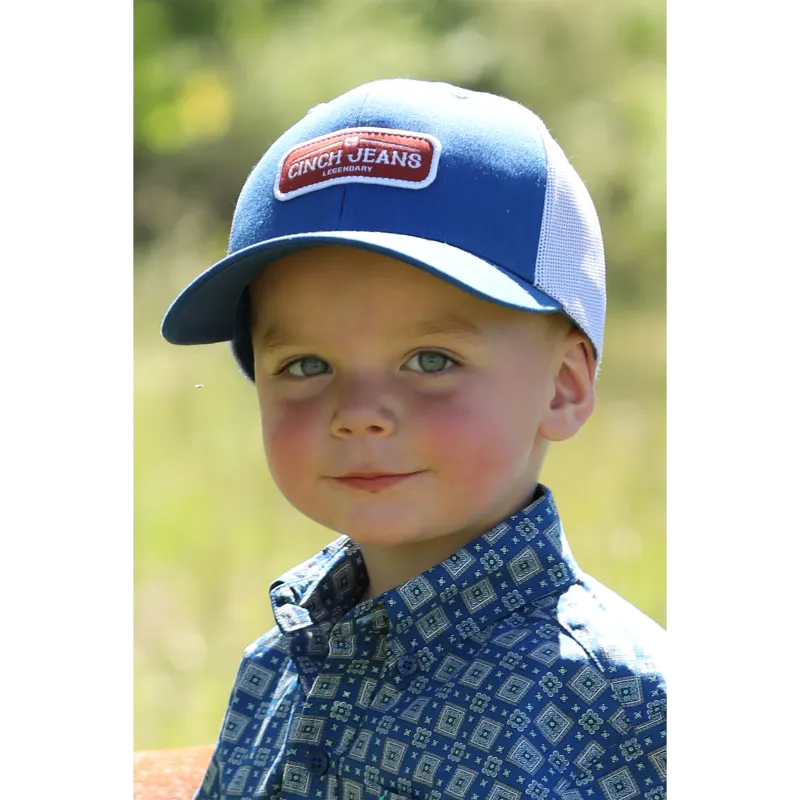 Cinch Boy's Trucker Cap - Royal Blue