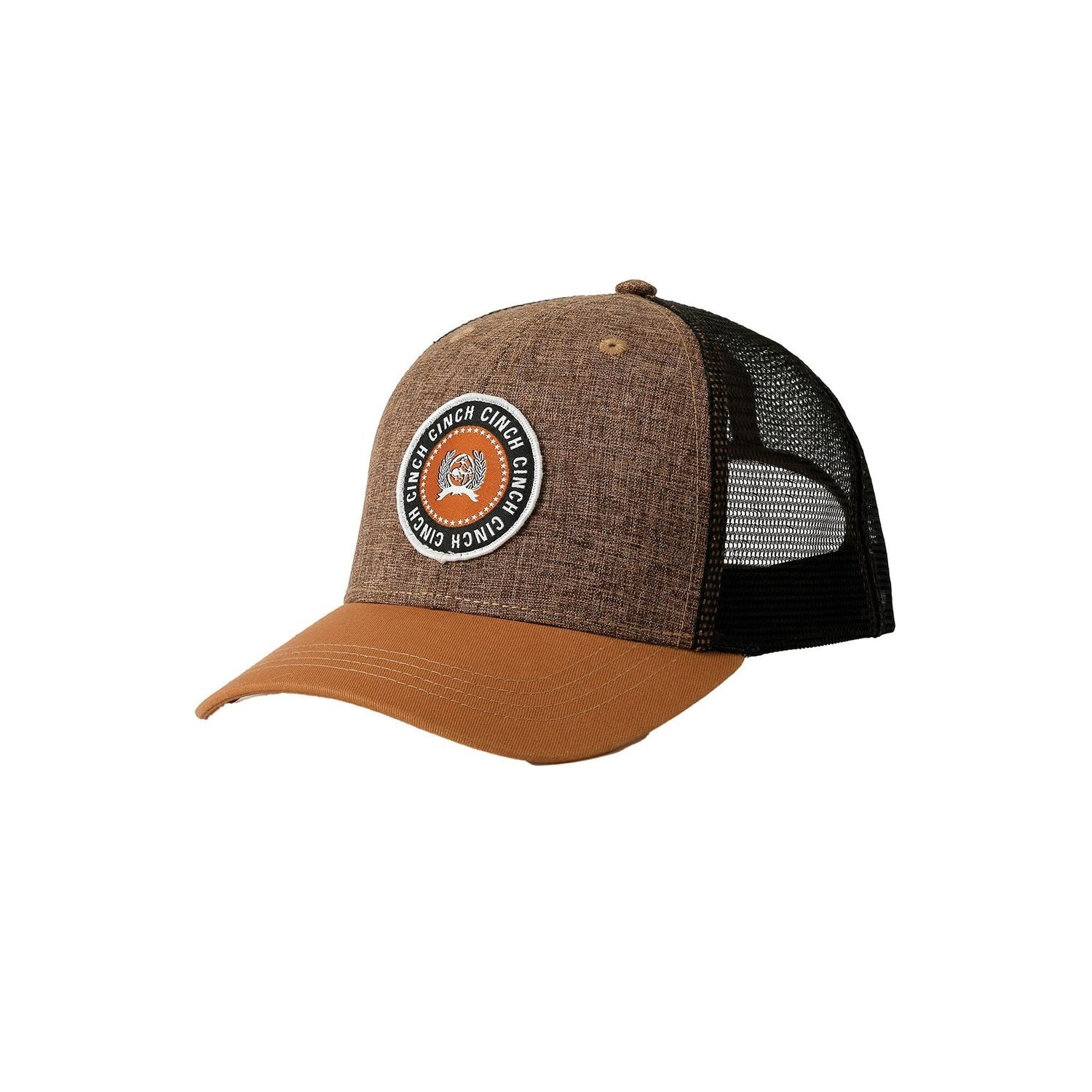 Cinch Mens Trucker Cap Brown