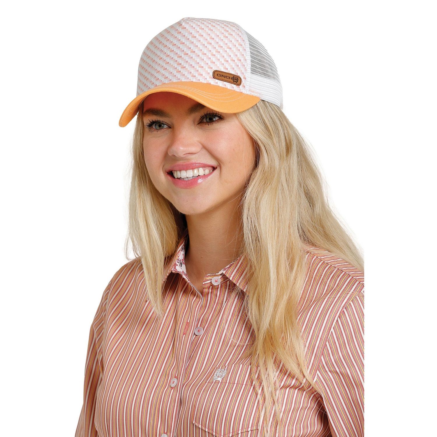 Cinch Womens Trucker Cap Orange