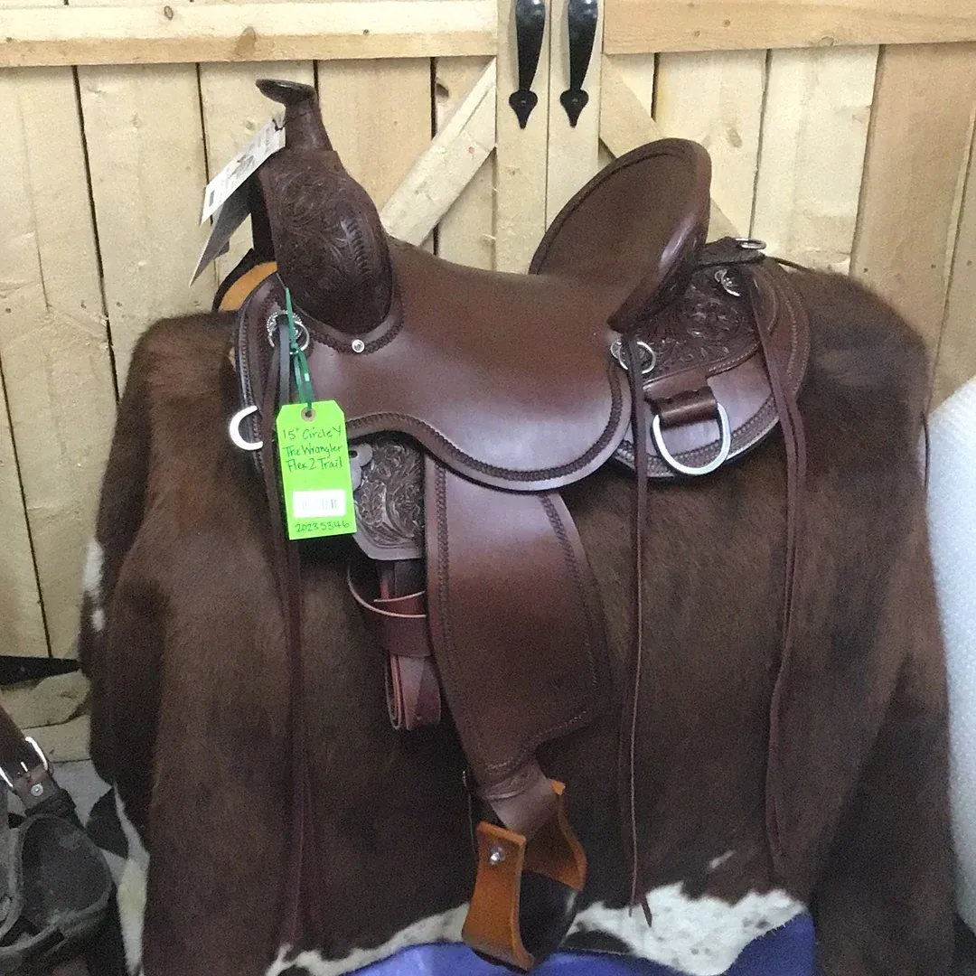 Circle Y 15" The Wrangler Flex 2 Trail Saddle
