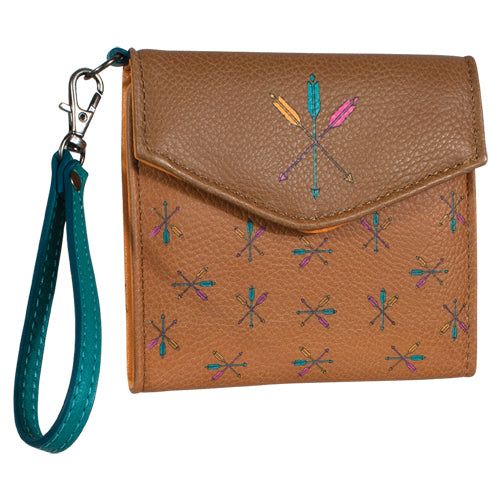 Catchfly Mini Tri-Fold Wallet Arrows