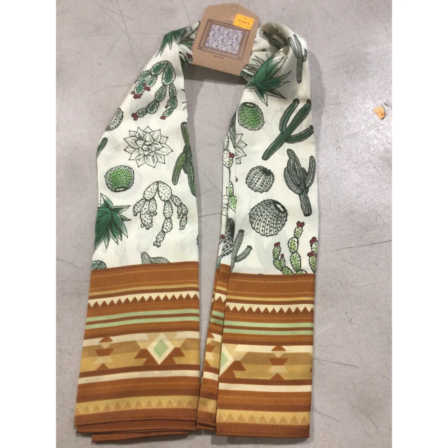 Catchfly Unisex Wild Rag Watercolor Cactus Print