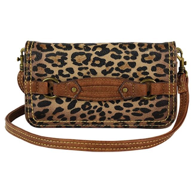 Catchfly Wallet on String Leopard