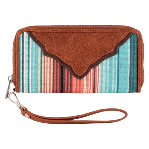 Catchfly Women's Wallet with Multicolor Stripes