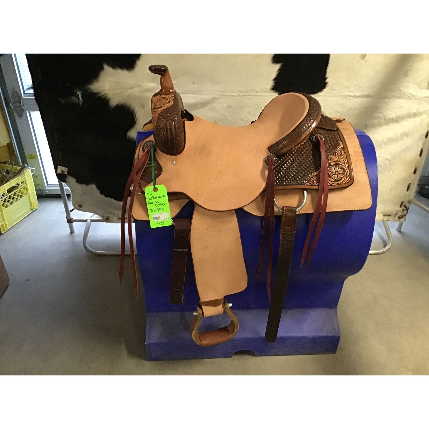 Cattleman's 16 Ranch Cutting Saddle FINAL SALE - 1-5