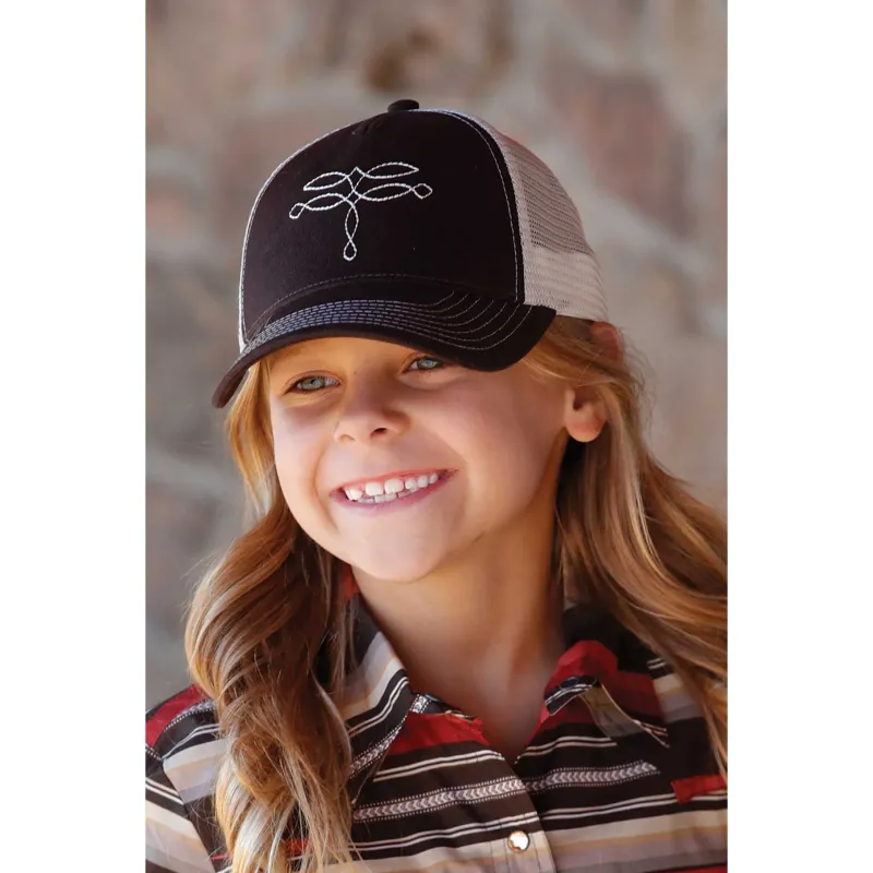 Cinch Girl's Trucker Cap - Brown - CCC0042036