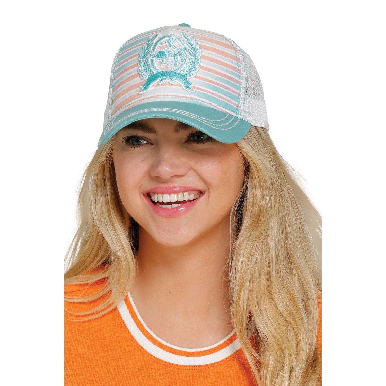 Cinch Womens Trucker Cap Turquoise