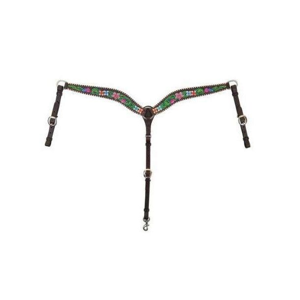 Circle Y Vibrant Garden Breast Collar