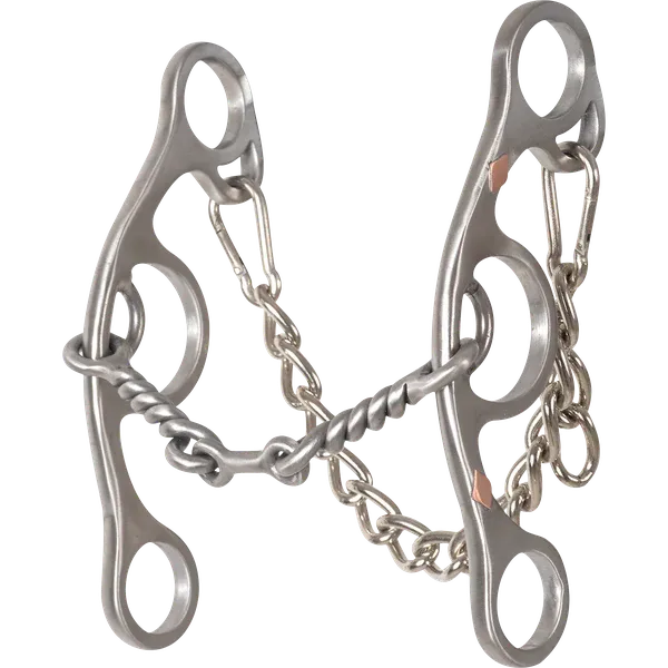 Classic Equine Sherry Cervi Twisted Dogbone Short Shank Gag Bit