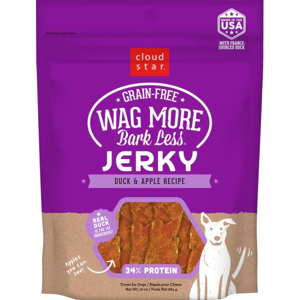 Cloud Star WMBL GF Jerky Duck &amp; apple 10 oz