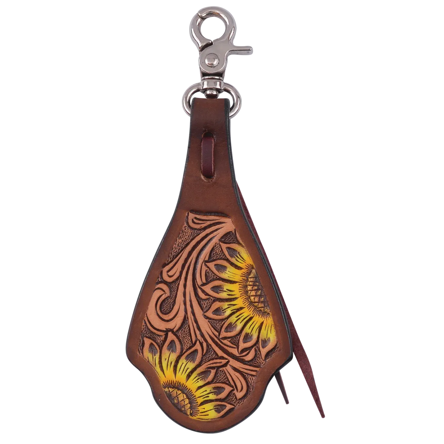 Circle Y Saddle Charm - Acorn Lime Flower