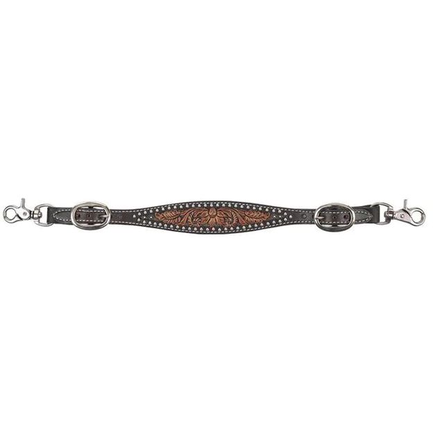 Circle Y Wither Strap -Dark Flash Arizona Flower