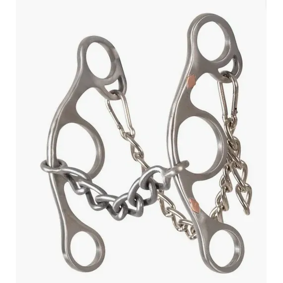 Classic Equine Sherri Cervi Chain Short Shank Gag Barrel Bit