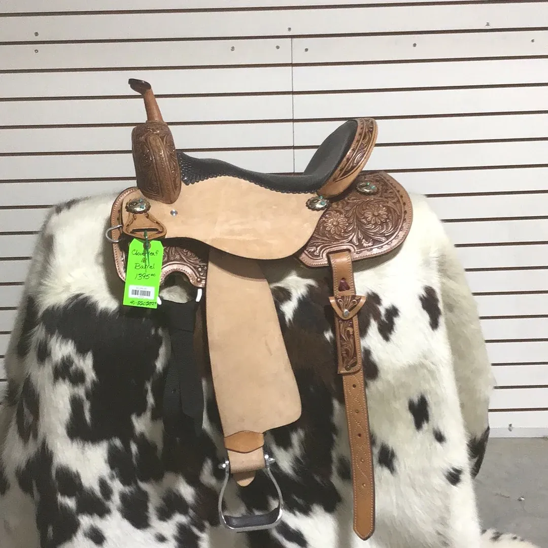 Cloverleaf 16" Barrel Saddle-5