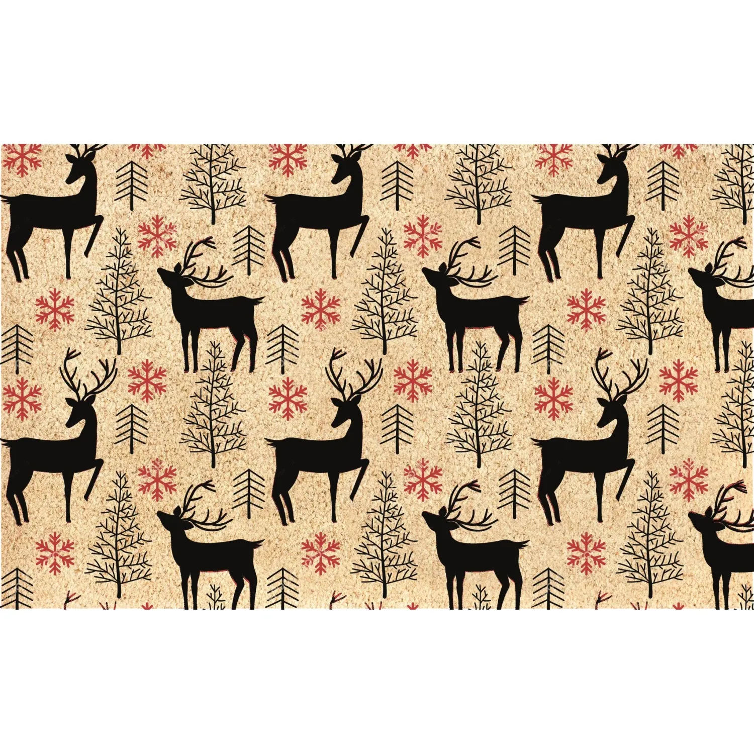 Coir Mat - Winter Icons