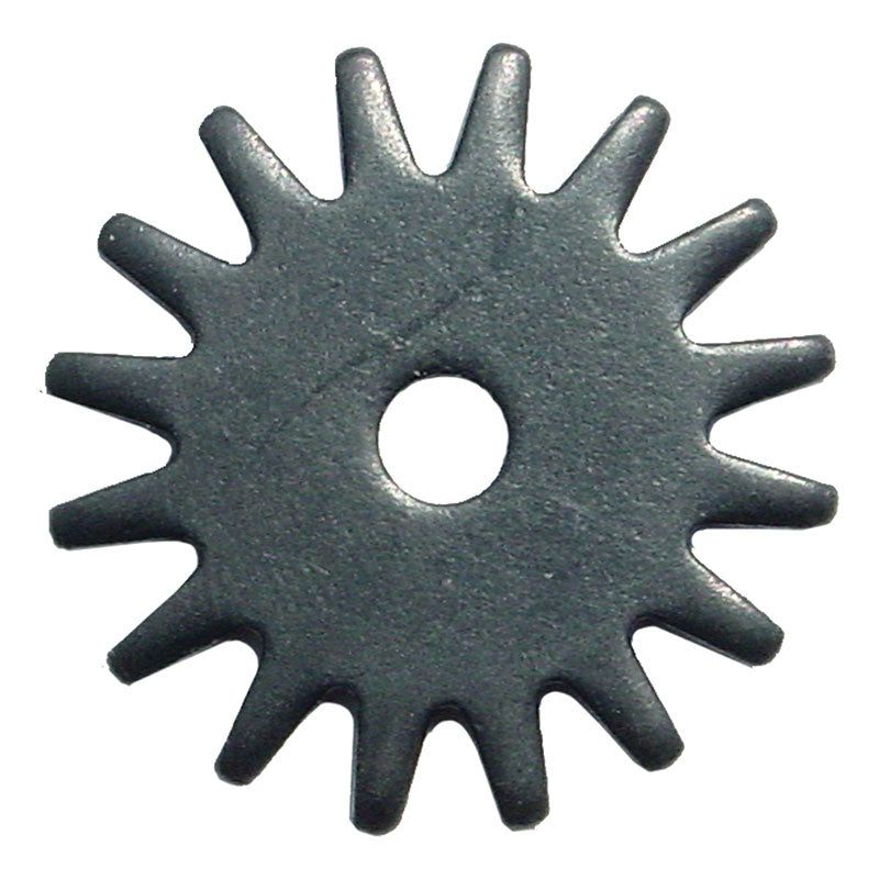 Cowboy Tack Black Satin Rock Grinder Rowel - 1.25"