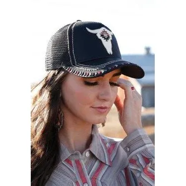 Cruel Girl Womens Trucker Cap Black
