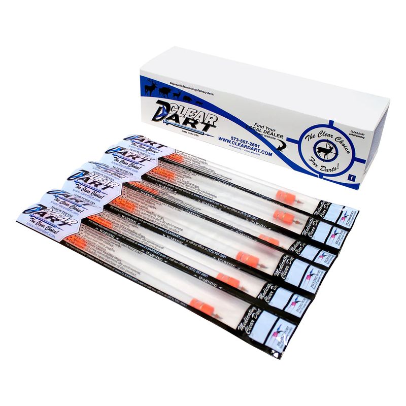 ClearDart 14g x 5cc Gel Collar w/3/4 Standard Needle 24/Box