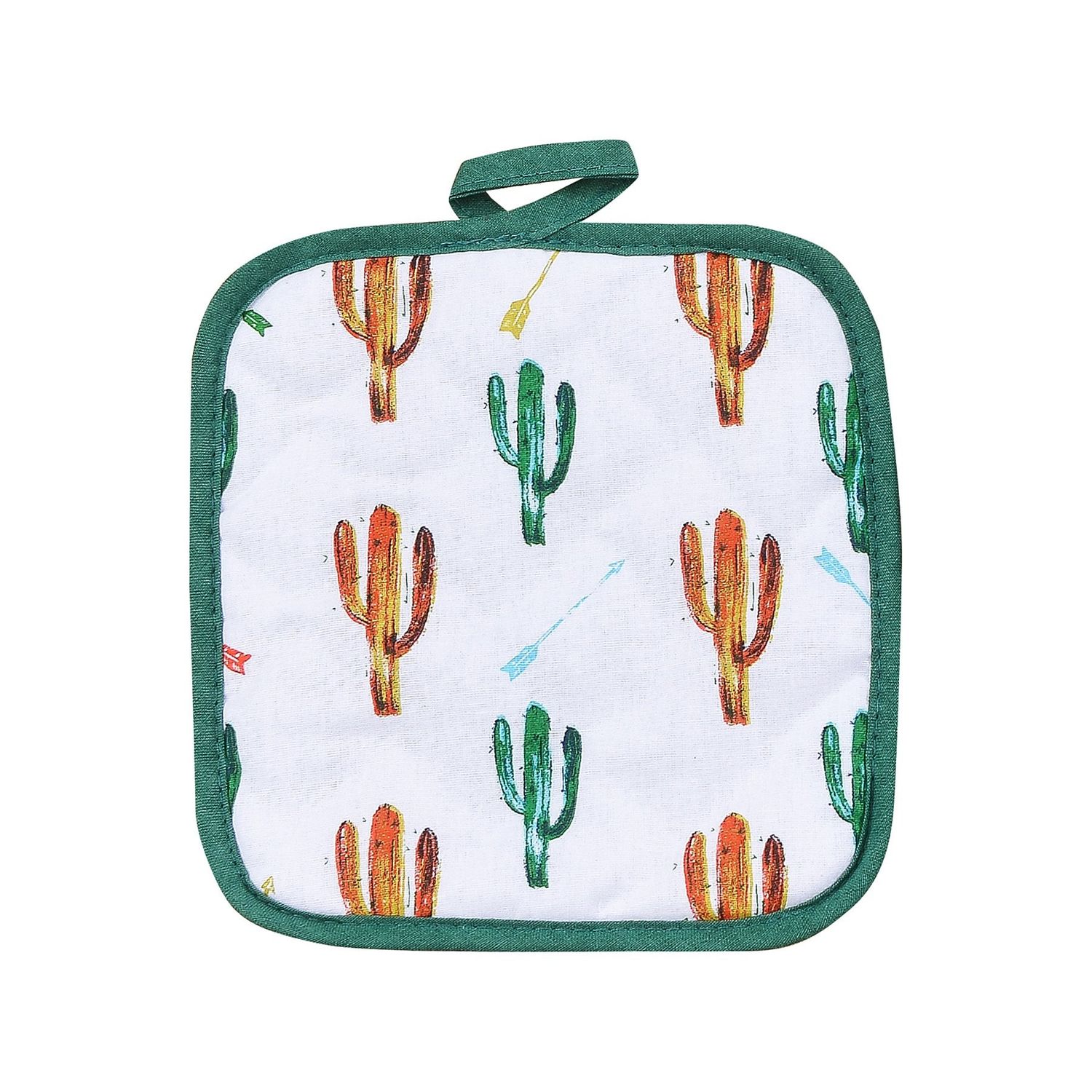 Colorful Cactus Printed Pot Holder