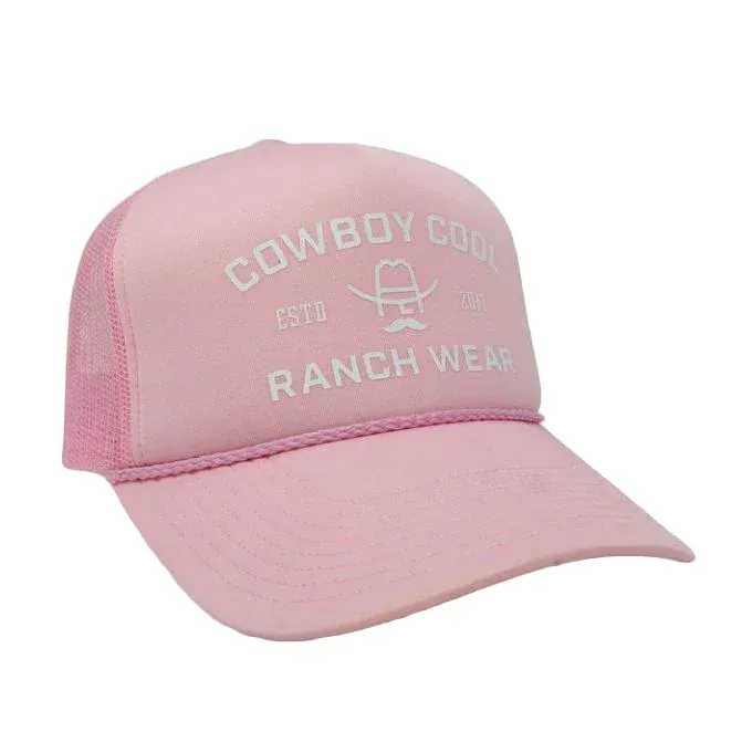 Cowboy Cool Ranch Hand Hat - Pink