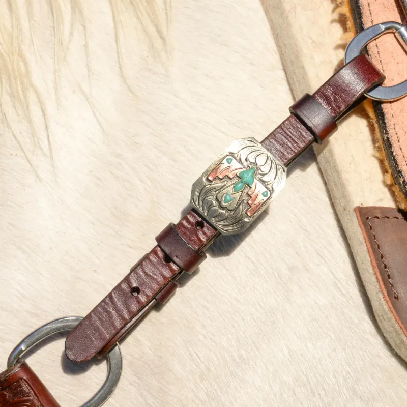 Circle Y Breast Collar 1 1/2" Great Oak