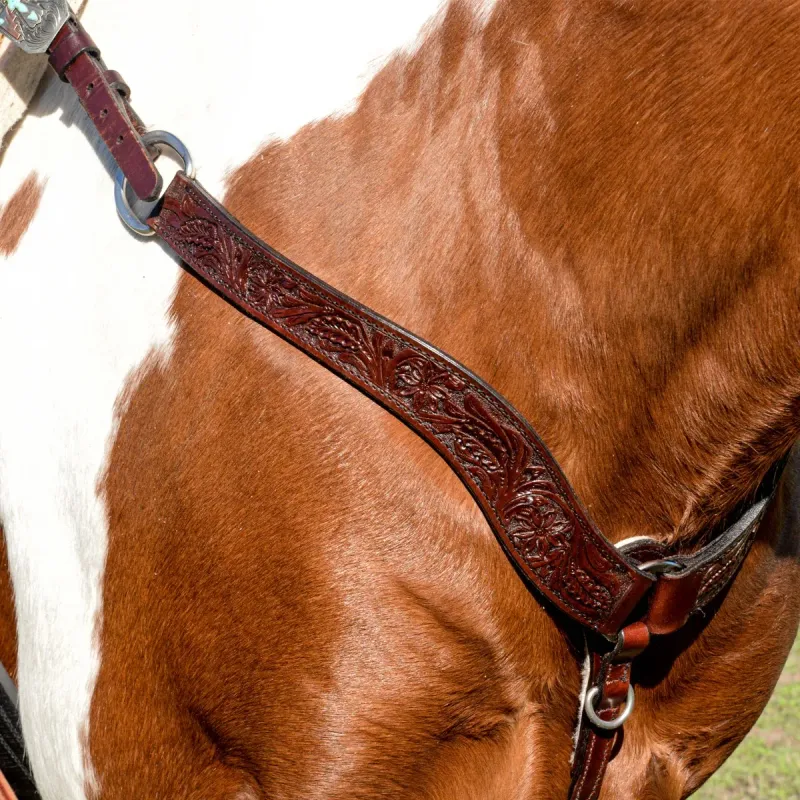 Circle Y Breast Collar 1 1/2" Great Oak