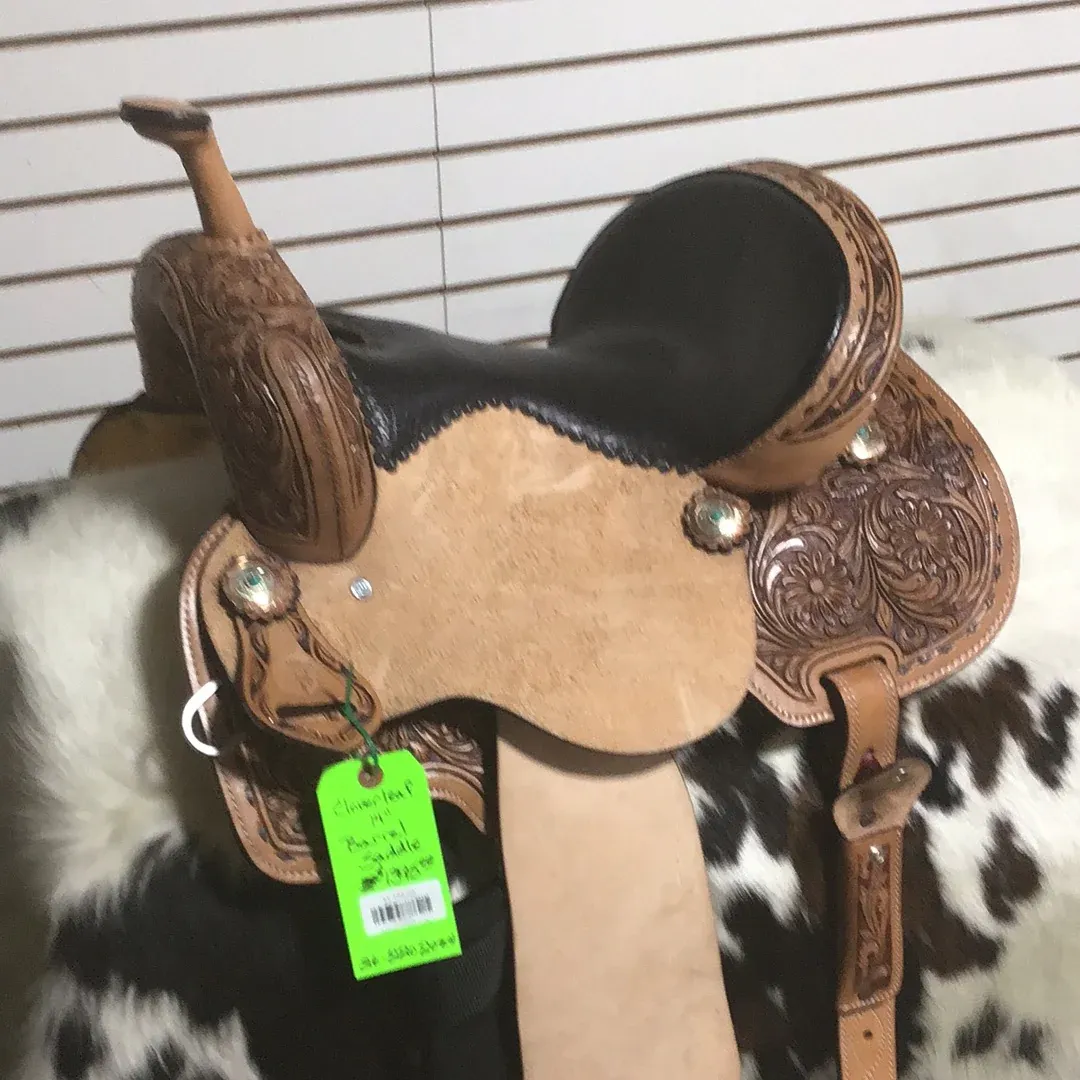Cloverleaf 14" Barrel Saddle-9
