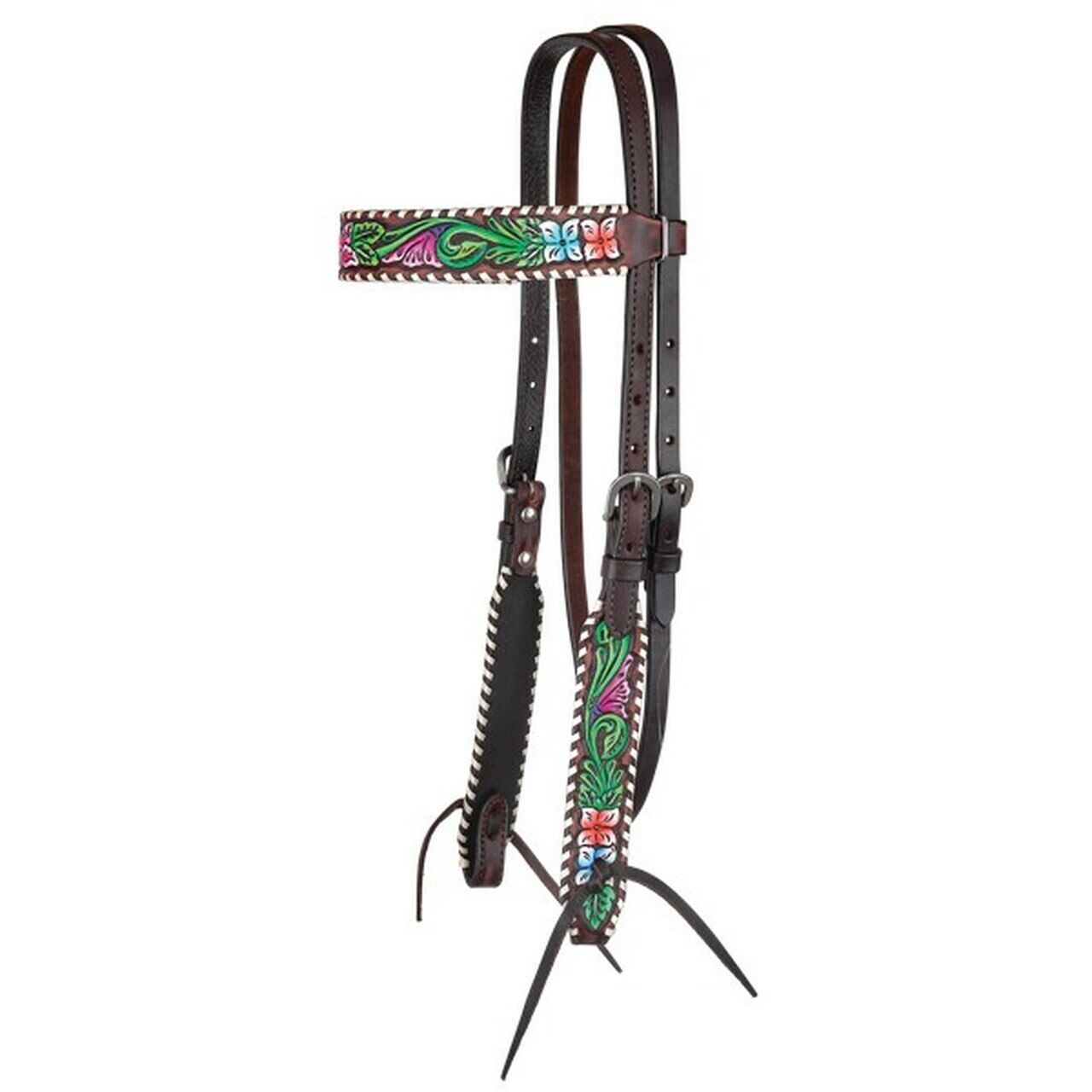 Circle Y Vibrant Garden Browband Headstall