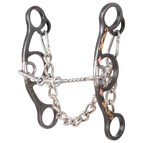 Classic Equine Sherry Cervi Small Twisted Wire Dogbone Short Shank Barrel Bit