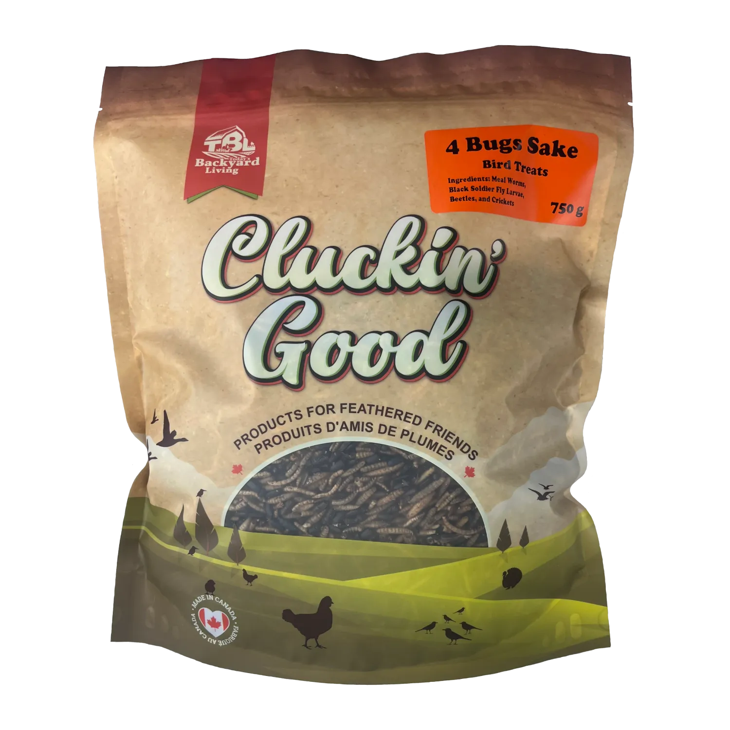 Cluckin' Good -4 Bugs Sake 750g