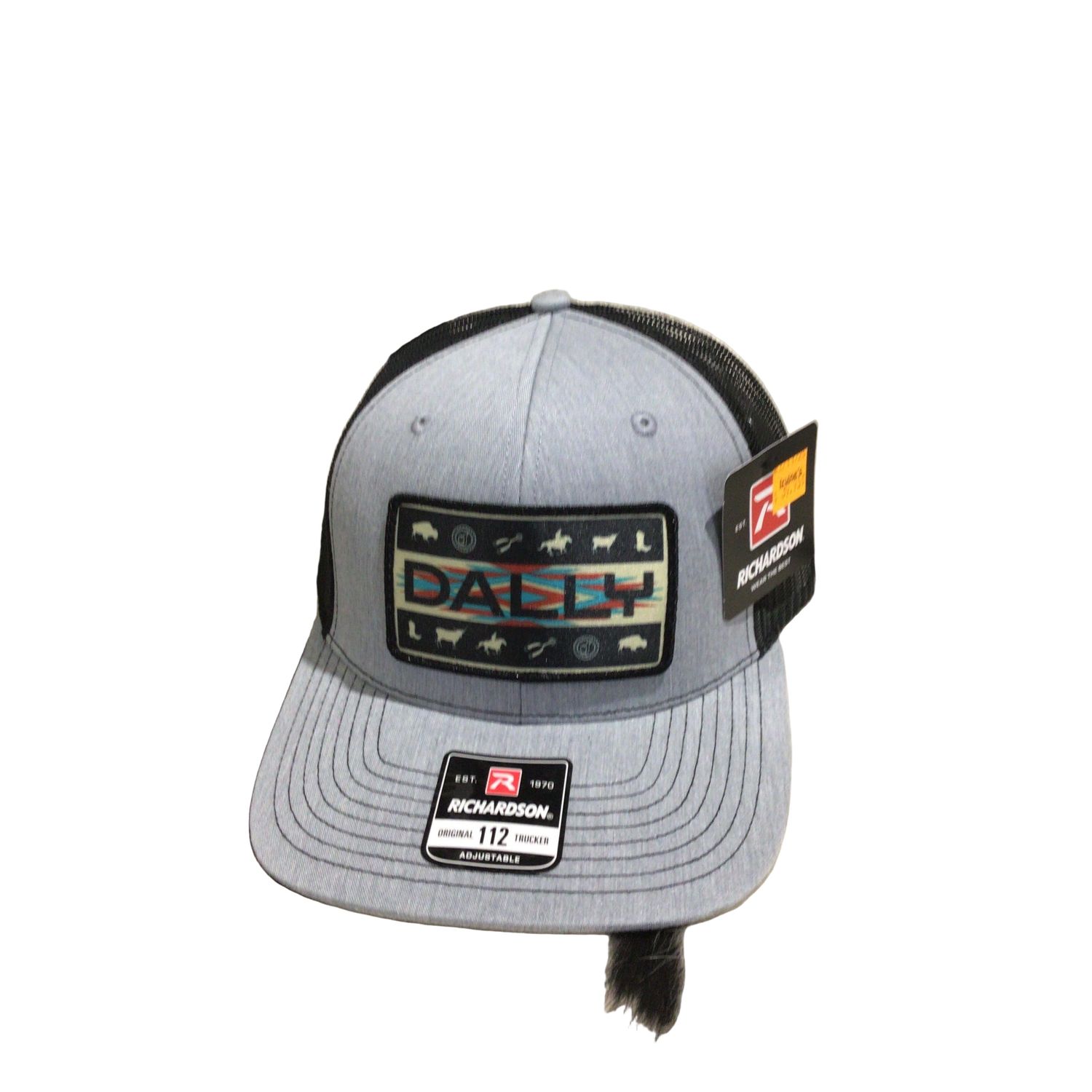 Dally Up Caps Dally Screenprint - Grey/Black