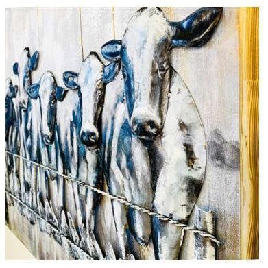 Cow Herd 3D Painting