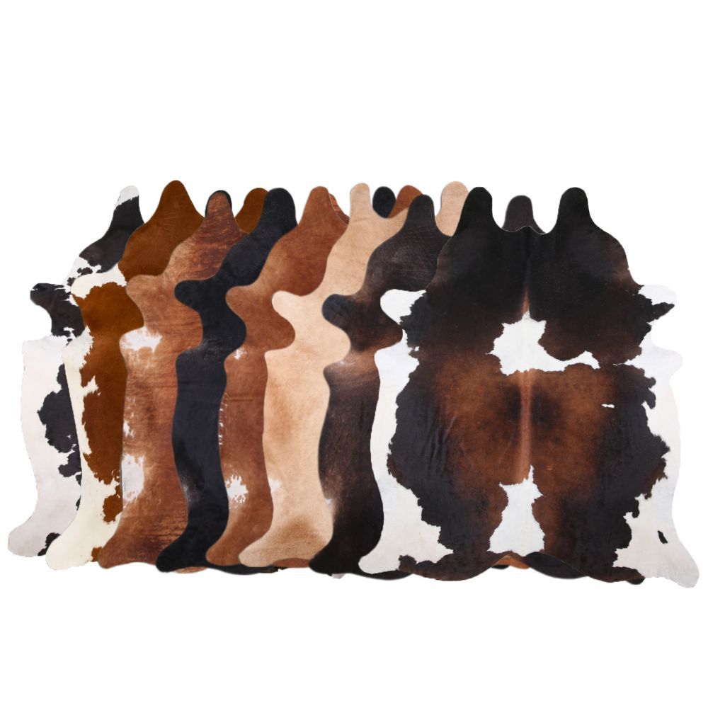 D2W Trading Large Cowhide Assorted Colors