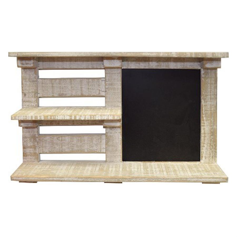 Decorative Chalkboard With Shelves