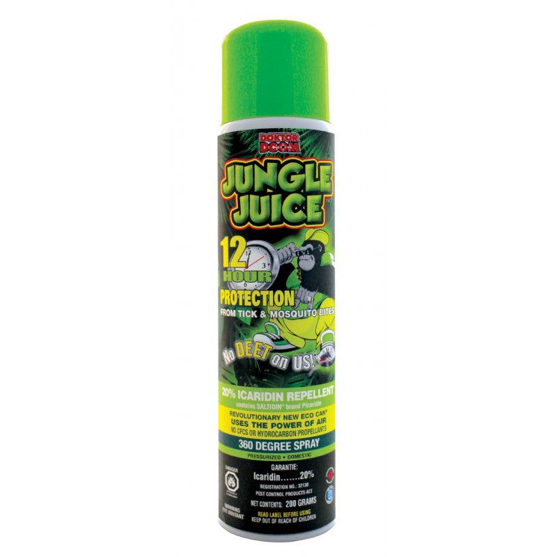 Doktor Doom Jungle Juice 12 Hour Protection Aerosol Spray Tick and Mosquito 200gms