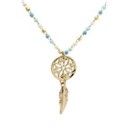 Dream Catcher Turquoise Bead Necklace