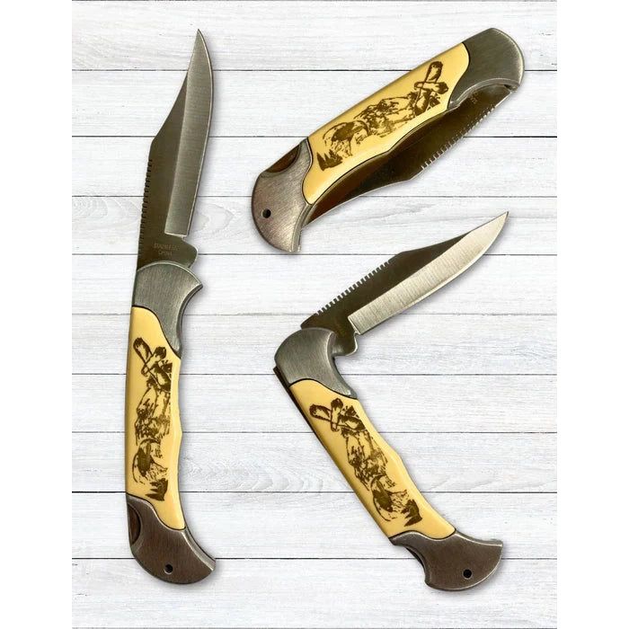 El Paso Saddle Blanket Eagle Wildlife Knife