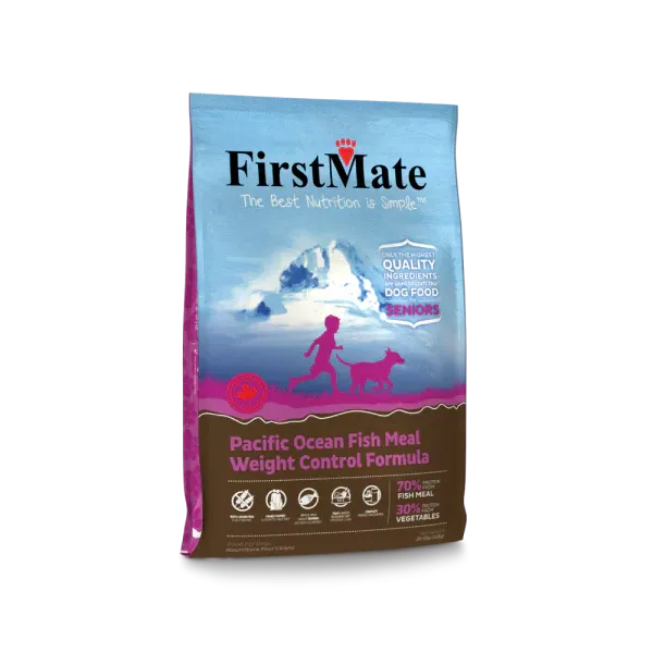 FirstMate Dog LID GF Weight Control Senior Fish 28.6lb