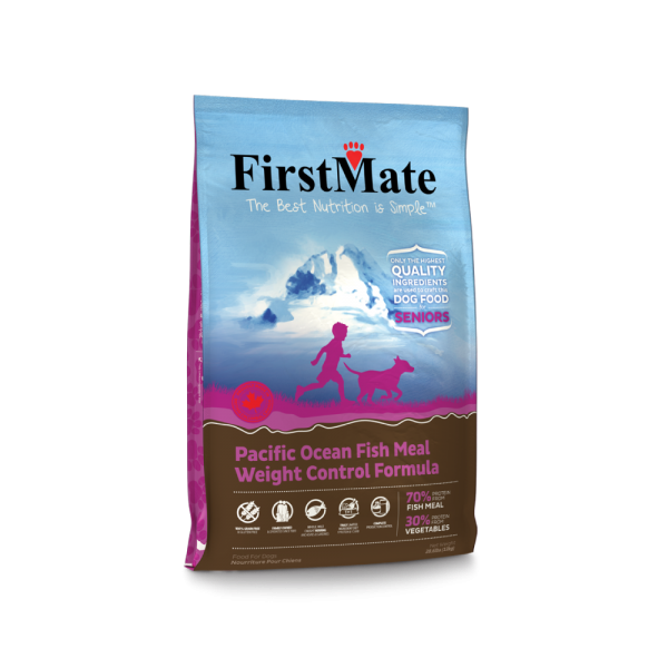 FirstMate Dog LID GF Weight Control Senior Fish 28.6lb