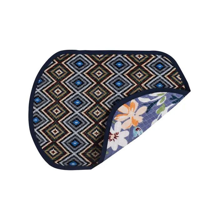 El Paso Reversible Quilted Table Mat- Design 8