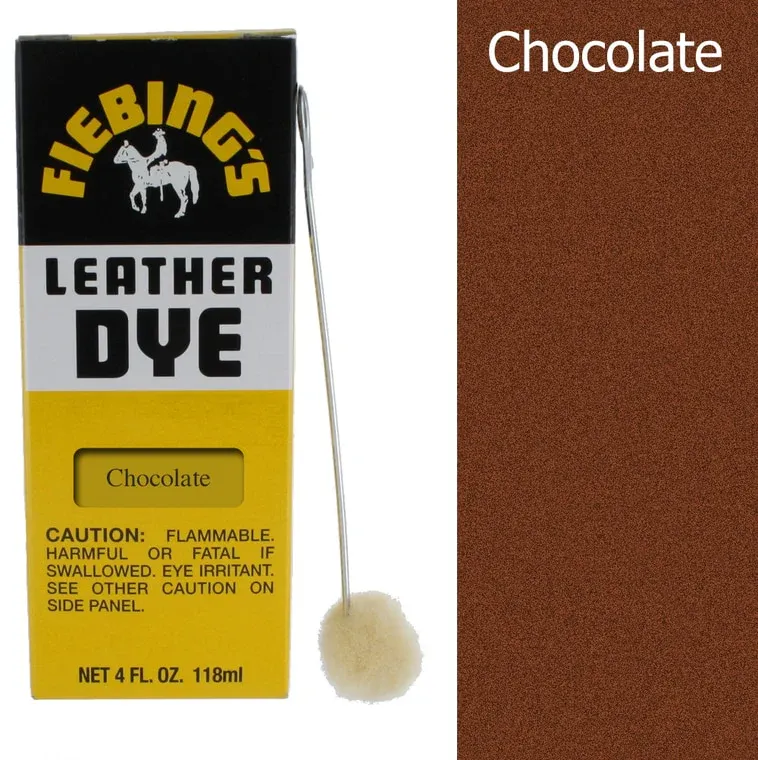 Fiebings Leather Dye Chocolate 4oz
