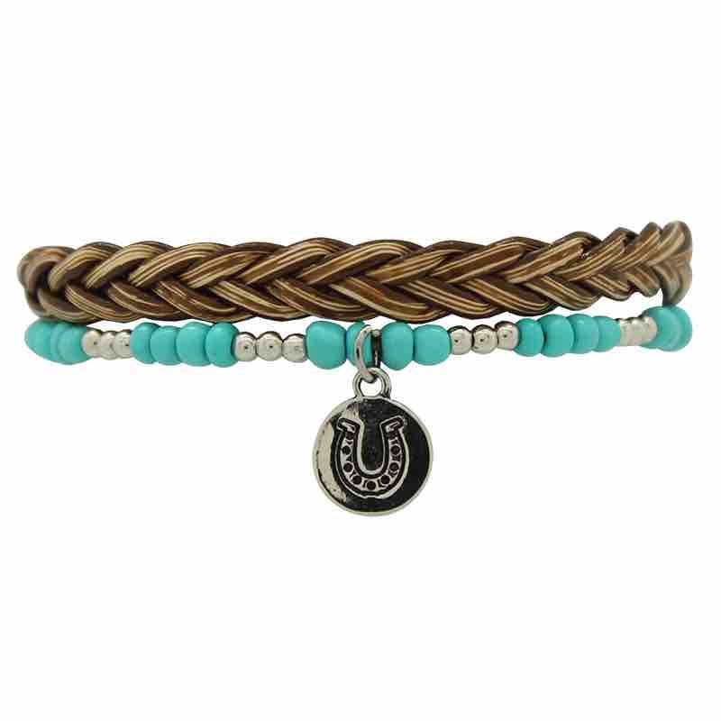 Follow Your Arrow Bracelet Stack - Horseshoe