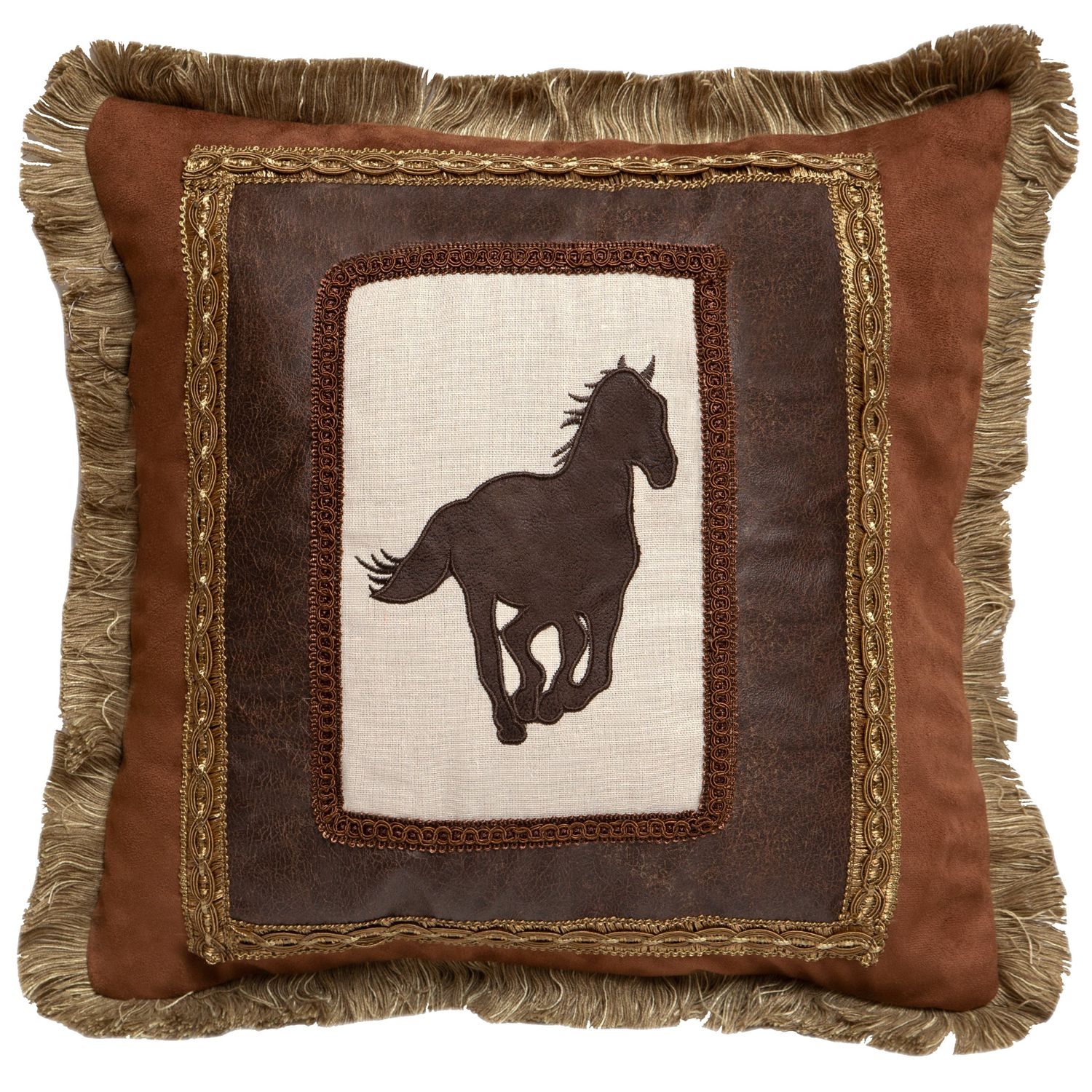 Framed Horse Pillow