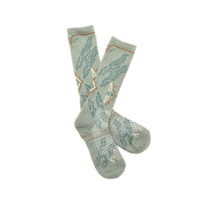 Fringe Tucumcari Hemp Performance Socks- Grey