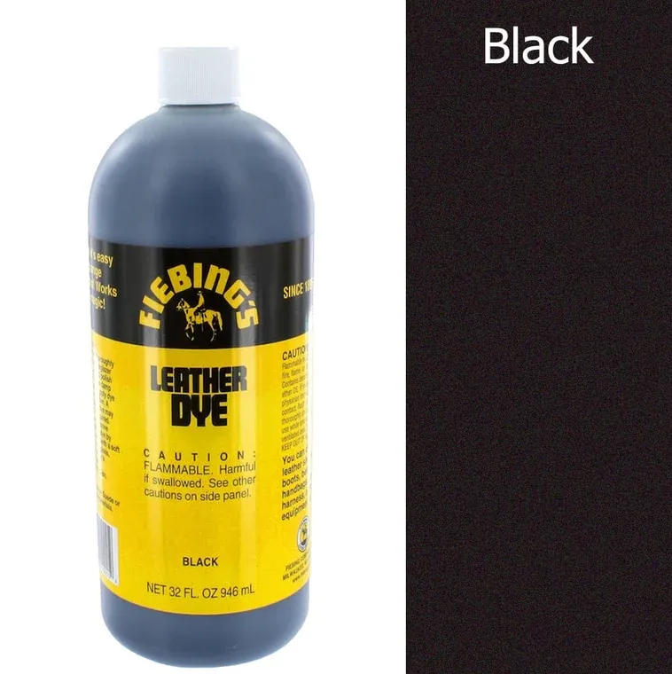 Fiebings Leather Dye Black 32oz