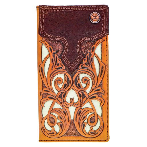Hand Tooled Leather Rodeo Wallet