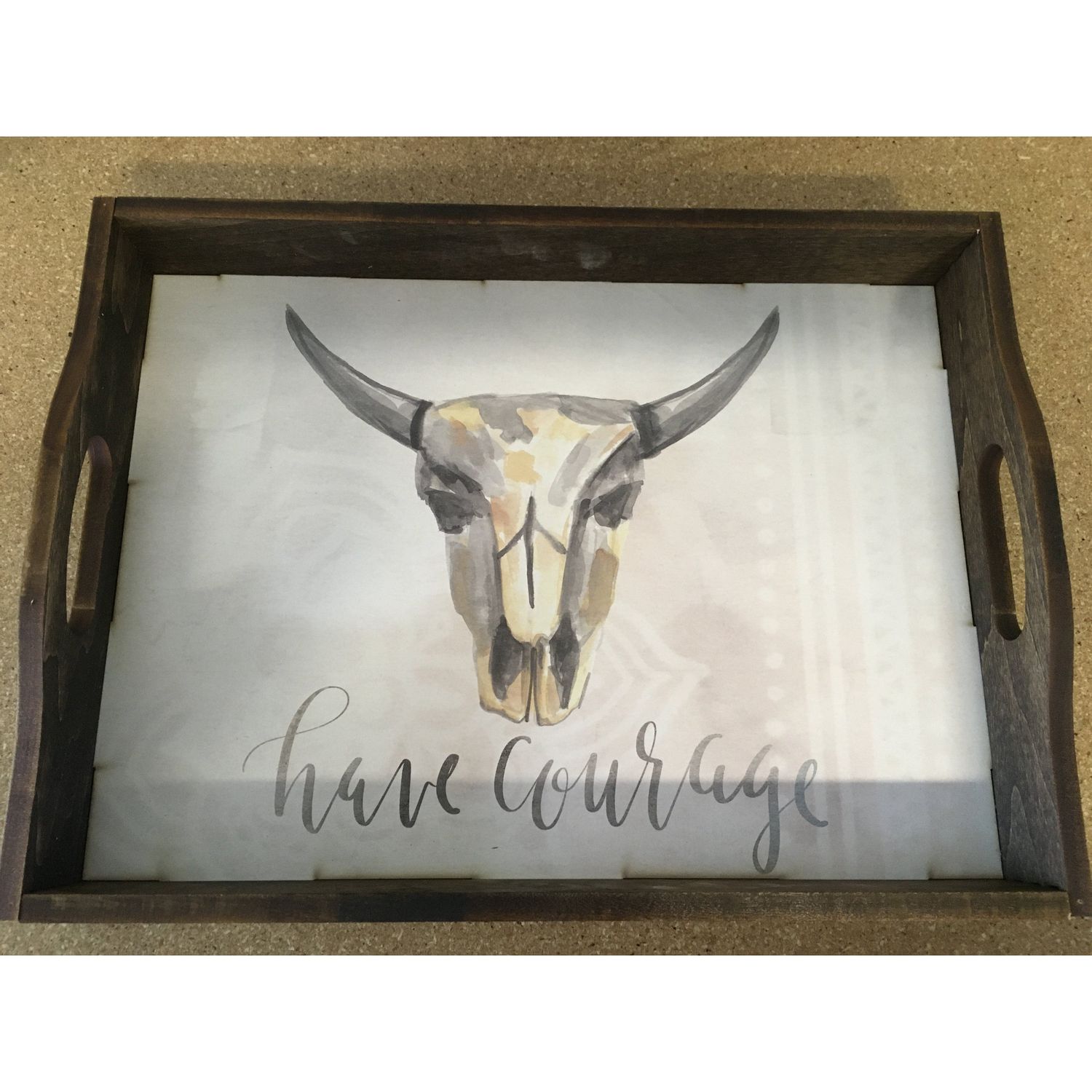 Have Courage Large Serving Tray