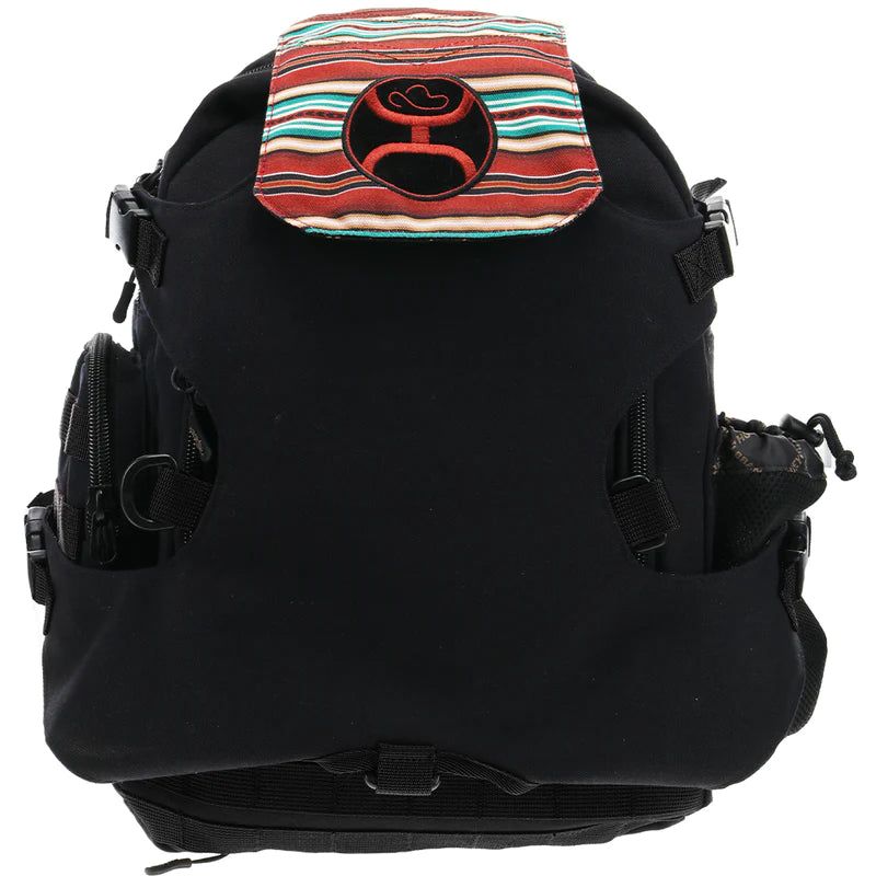 Hooey "Mule" Backpack - Black/Grey/Tan Aztec